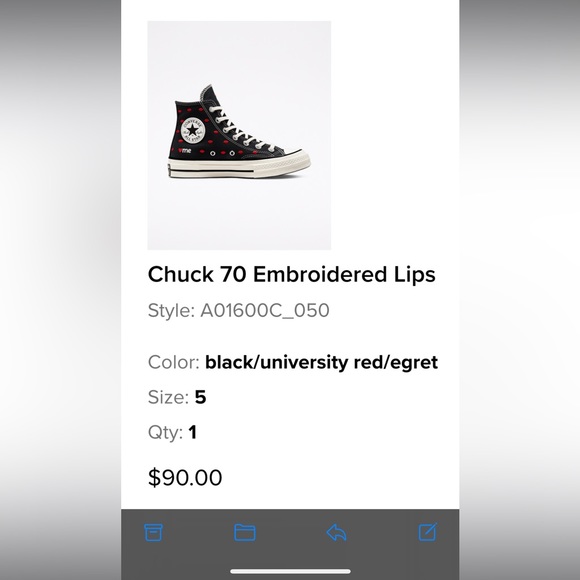 Converse Lip Valentines Edition - Picture 7 of 7